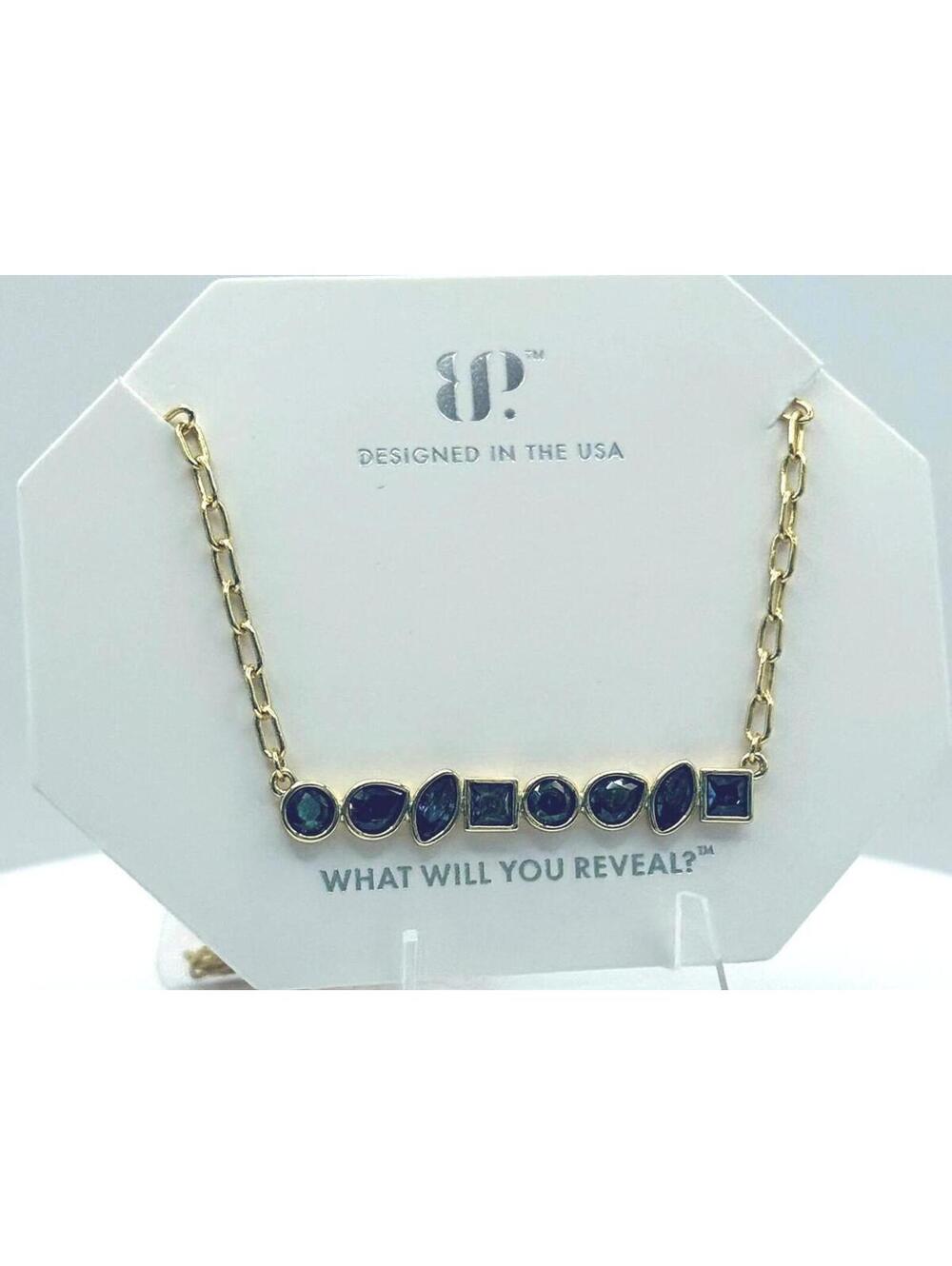 Bomb Party June Necklace "Just Be You" Alexandrite on Yellow Gold NK26787